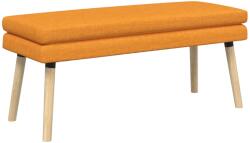 vidaXL Banca cu doua straturi Galben Intunecat 110 x 40 x 47 cm GartenMobel Dekor (42038454)