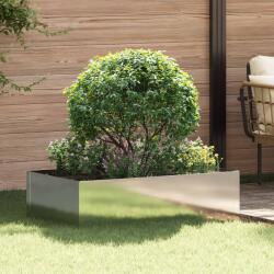 vidaXL Margine pentru gazon 100 x 60 x 35 cm Otel Argintiu GartenMobel Dekor (8008955)
