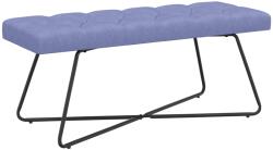 vidaXL Banca cu butoane capitonate Albastru Jeans 110 x 40 x 46 cm GartenMobel Dekor (42038384)