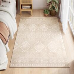 SONGMICS Covor boho antiderapant lavabil SONGMICS, 80x150 cm, bej cappuccino (EZ-TAR026K01) Covor