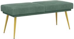 vidaXL Banca cu doua straturi Verde Marii 120 x 45 x 46 cm Catifea GartenMobel Dekor (42038596)