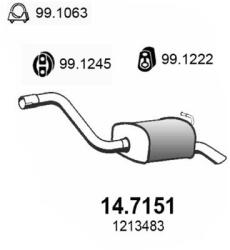 ASSO Toba esapament finala ASSO 14.7151 (14.7151)