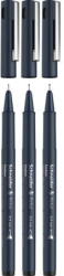 Schneider Liner pt desen tehnic SCHNEIDER Pictus, varf fetru (0.3/0.5/0.7mm), 3 buc/set - negru (S-197593)