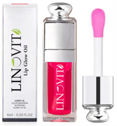 Linovit Ulei de buze Linovit® cu ulei de cirese dulci, 6ml, Culoare 007 Raspberry (ub007)