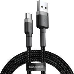 Baseus Cablu Baseus Cafule USB - A la USB - C QC 3.0, 3A - 1 m - Negru / Gri KP35155