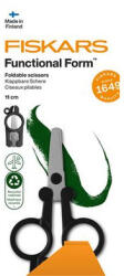 Fiskars Olló, összecsukható, 11 cm, FISKARS "Functional Form Renew", fekete (IF1075352) - fapadospatron