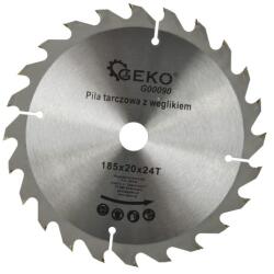 GEKO Disc fierăstrău circular 185mm 24T 20mm 06241 (G78045)