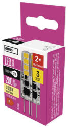 EMOS G4 2W 3000K 210lm x2 ZQ8620-2