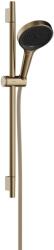 Hansgrohe - Set pară de duș, bară și furtun, 3 jeturi, EcoSmart, bronz periat 28746140ROZ1 (28746140ROZ1)