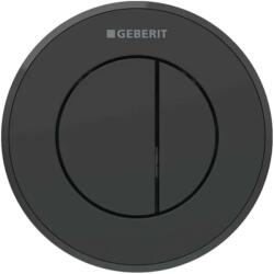 Geberit - 10-es típusú távvezérlésű öblítő, 2-funkciós, könnyen tisztítható, matt fekete színű 116.055. 16.1 (116.055.16.1)