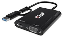 Club 3D CSV-1611 HDMI/VGA Dual Átalakító (CSV-1611)