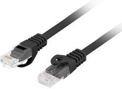 Lanberg Cablu de retea patch cord Lanberg, Cat. 6, UTP, LSZH, 0.5m, Negru (PCU6-10CU-0050-BK) (PCU6-10CU-0050-BK)
