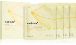 Medicube Kojic Acid Turmeric Brightening Gel Mask masca de hidratare si luminozitate cu textura de gel 4 buc Masca de fata
