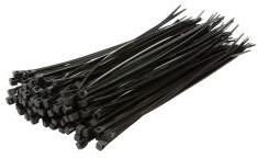 LogiLink Kábelkötegelő, PA66, 200 x 2, 5 mm, 100 db, fekete (KAB0003B)