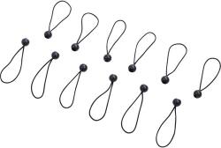  Set 12 elastice cu bila prindere folie cort, prelate, plase umbrire, paravane, lungime 18 cm, diametru 4.5 cm, 6021547 (6021547)