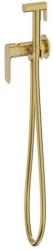 Lavita Set de duș igienic LaVita Scala cu baterie încastrată, pară și suport, brushed gold (41307)