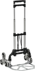Durhand Carucior pentru Pachete Pliabil in Aluminiu cu 6 Roti pentru Scari Incarcare Max 70kg | Aosom Romania (B71-030)