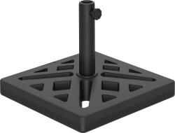 Outsunny Bază pentru Umbrelă de 15 kg pentru Umbrele Max. 2.2 m și Tije de Ø32/38/48 mm, 45x45x33.5 cm, Negru | Aosom Romania (84D-352V00BK)