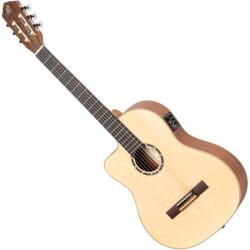 Ortega Guitars RCE125SN-L 4/4 klasszikus gitár vékony nyak, balkezes - Lucfenyő / mahagóni, natúr