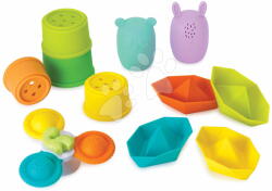 Infantino Set jucării pentru baie Spin Squirt & Sail Bath Fun Playset Infantino 11 piese de la 0 luni (INF315341)