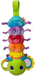 Infantino Omidă muzicală din pluș Hug and Tug Musical Bug Infantino cu cântec de leagân și oglindă de la 0 luni (INF005366)
