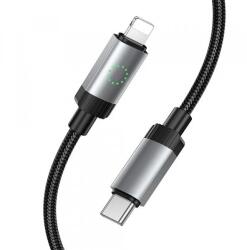 hoco. Cablu Date si Incarcare USB-C - Lightning HOCO X117, 27W, 1m, Negru
