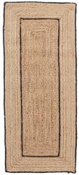Bizzotto Ankit fekete natúr juta szőnyeg 60x150 cm (0608303deco)
