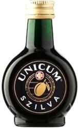 Zwack Unicum szilva ízesítésű keserűlikőr 0, 1l 32% DRS, zsebpalackos