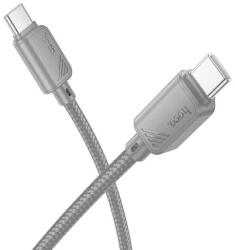 hoco. Cablu Date si Incarcare USB-C - USB-C HOCO X113, 60W, 1m, Gri