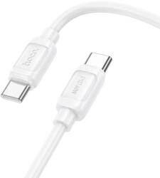 hoco. Cablu Date si Incarcare USB-C - USB-C HOCO X115, 240W, 1m, Alb - evomag