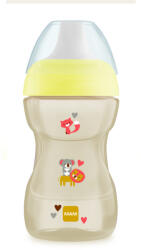 MAM Fun to Drink ivópohár 270 ml (2023) 8h+ Sárga - Oroszlán - pindurka
