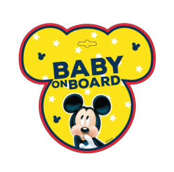Disney Baby on Board tábla - Mickey egér - pindurka