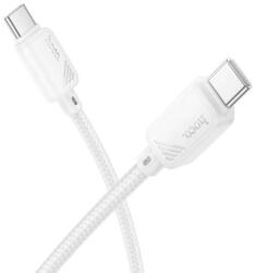 hoco. Cablu Date si Incarcare USB-C - USB-C HOCO X113, 60W, 1m, Alb - evomag