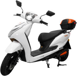 RURIS Scuter electric RURIS PILOT SX 730, motor 2500 W, baterie 72 V 20 Ah, autonomie pana la 56 km, viteza maxima de 25 km/h, conform reglementarilor UE, fara permis, Alb (73000SXA26a)