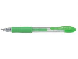 Pilot Roller cu gel G-2 Neon Pilot 0.7mm varf mediu, verde PBL-G2-7N-G