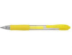 Pilot Roller cu gel G-2 Neon Pilot 0.7mm varf mediu, galben PBL-G2-7N-Y