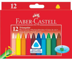 Faber-Castell Creioane Cerate Triunghiulare Faber-Castell, 12 culori (FC120010)