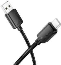 hoco. Cablu Date si Incarcare USB-A - USB-C HOCO X113, 18W, 1m, Negru - evomag