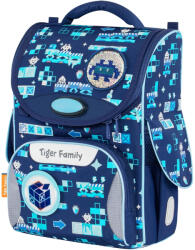 Tiger Family Ghiozdan scoala Tiger Family Nature Quest Pro, 35 x 31 x 19 cm, Motiv iceman wonders, Go ocean (TGNQ-128A)