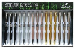 Ecada Set 15 x Stilou ECADA 93221 metalic, penita iridium ascunsa (93221)