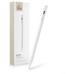 Tech-Protect Digital Magnetic Stylus Pen aktív toll rajzhoz, jegyzethez - Apple iPad-hez - fehér (TP711408)