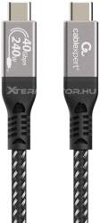 Gembird USB 4.0 Type C Összekötő Fekete 0.5m CCBP-USB4-CMCM240-0.5M (CCBP-USB4-CMCM240-0.5M)