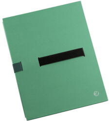 Djois Dosar extensibil din carton rigid, cu 3 pliuri, banda velcro, capacitate 1100 file, JALEMA - verde (J-2850008)