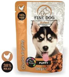 Fine Dog puppy alutasakos kutyaeledel, csirke szószban, 22 × 100 g