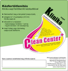 Clean Center Kliniko-Sept KÍSÉRŐMATRICA (4822)