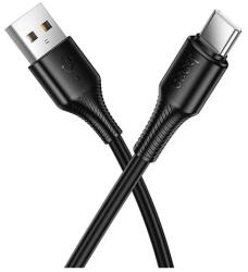 hoco. X120 adatkábel USB - Type-C 15W gyorstöltő 100cm fekete X120_B (X120_B)