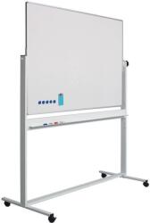 Smit Visual Supplies Tabla alba magnetica, dubla fata, rotativa, 100 x 200 cm, pe stand mobil, profil aluminiu RC, SMIT (13009100)