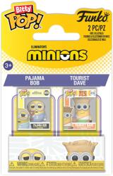 Funko Set mini figurine Funko Bitty POP! Animation: Minions - Pajama Bob și Tourist Dave (112844) Figurina