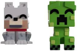 Youtooz Set de figurine Youtooz Games: Minecraft - Wolf & Creeper (Monitor Buddiez), 5 cm (YOTO65941) Figurina