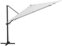 Kettler EASY TURN napernyő 300×300 cm - 360° forgatható, konzolos, UV 50+, világosszürke